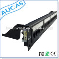 AUCAS alta calidad 1U cat5e 8/12/16/24/48 puertos UTP patch panel